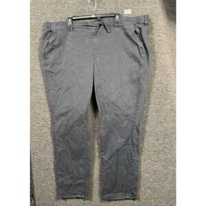 Torrid Skinny Jeans Women's Size 4R (26) Dark Gray Pull-On Drawstring Pockets